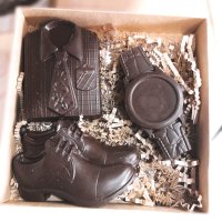 Набор рубашка+часы+туфли(мужской) 190гр