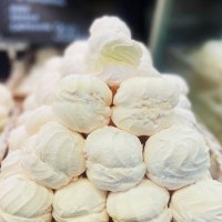 Зефир сливочный с клюквой